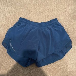Blue Lululemon shorts size 6